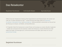 Tablet Screenshot of dasreisekontor.at